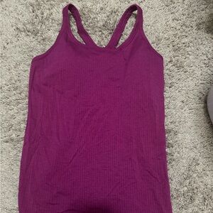Lululemon ebb to street tank pink